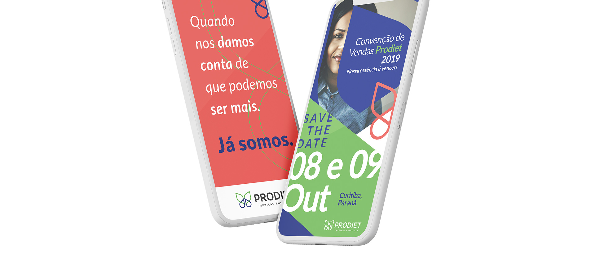 Imagens das embalagens feitas para a campanha