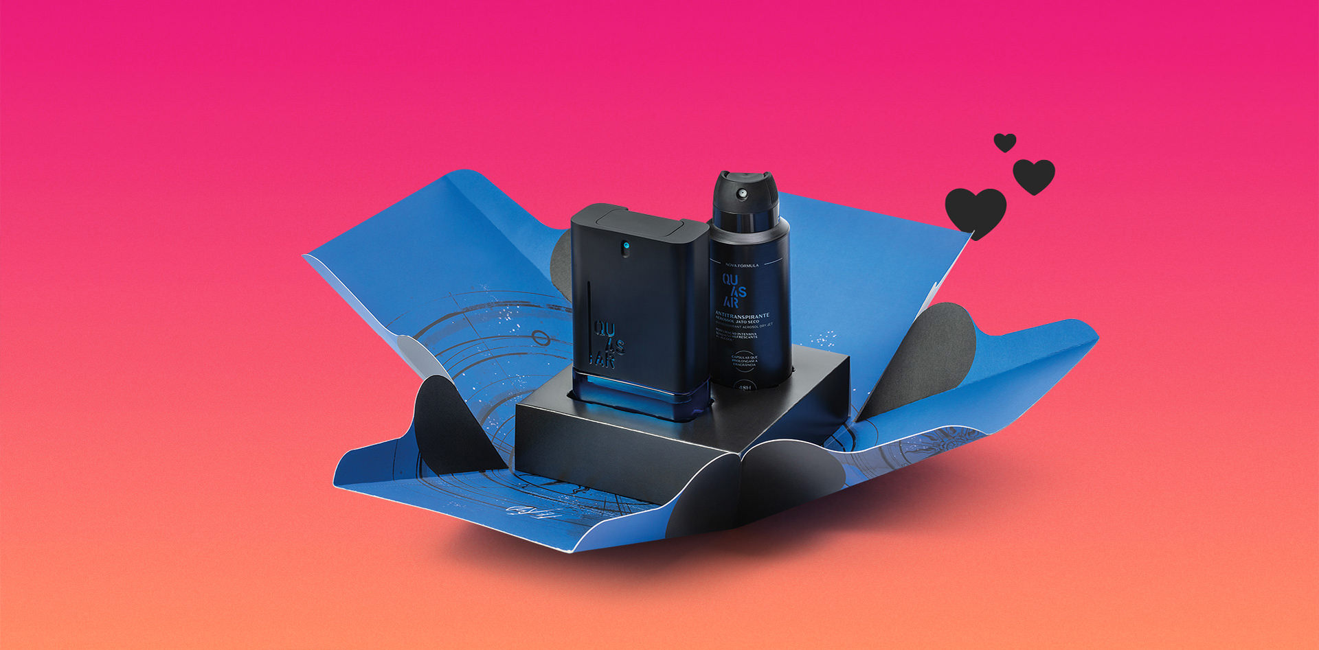 Projeto design de embalagem dia dos namorados, o Boticário.