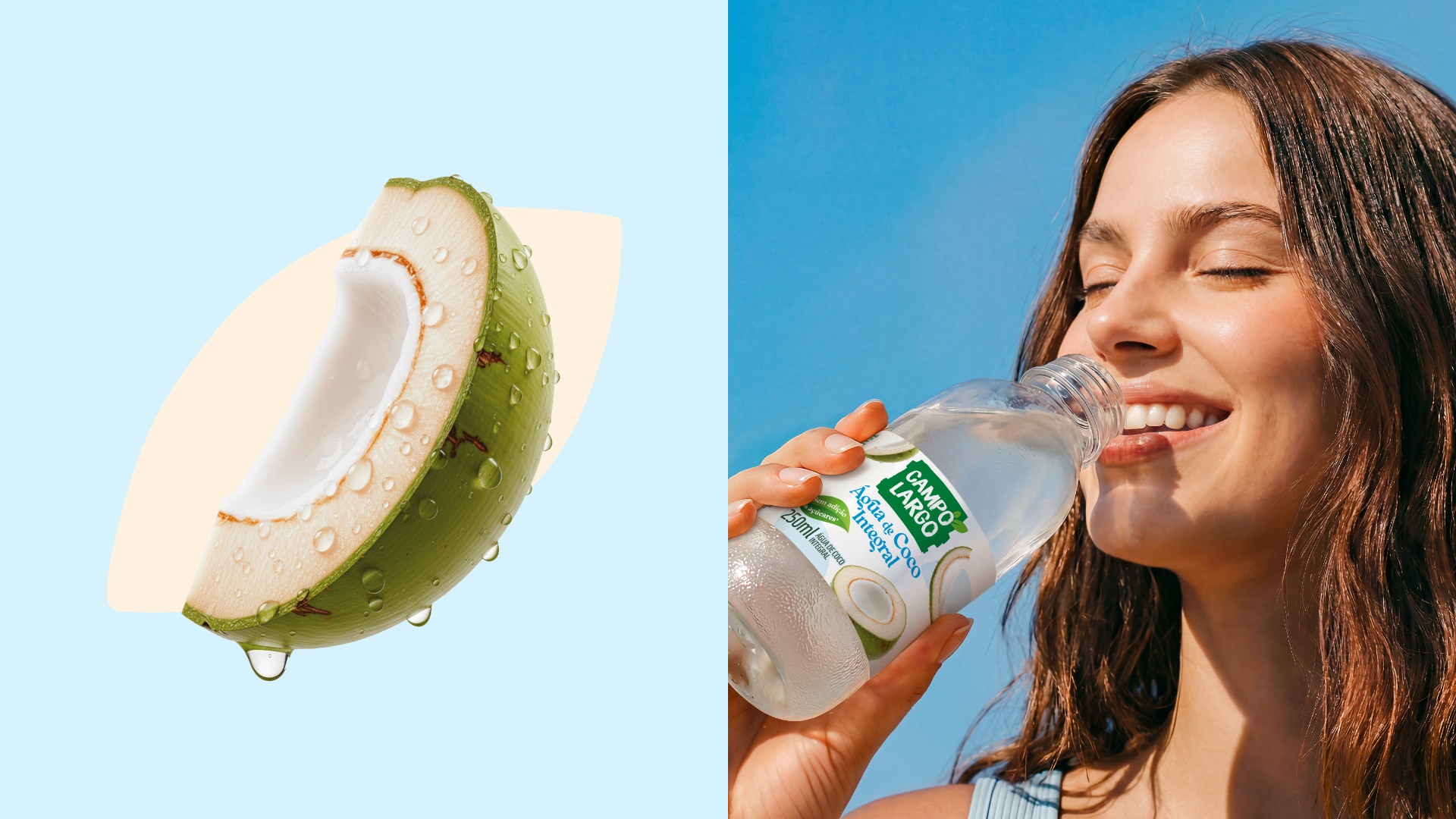 Projeto de design de embalagens sucos Campo Largo.